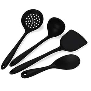 Buy Baskety Silicone Spatula Set | 4 Versatile Tools Cooking, Baking ...