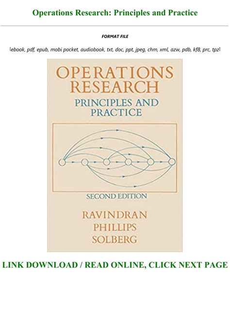Image result for Operations Research PDF Free