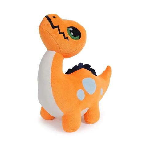 The Dinos Zuma neon orange soft toy – shapze