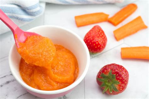 Vitamin C Packed Mango Baby Puree | Weaning Recipes | Mas & Pas