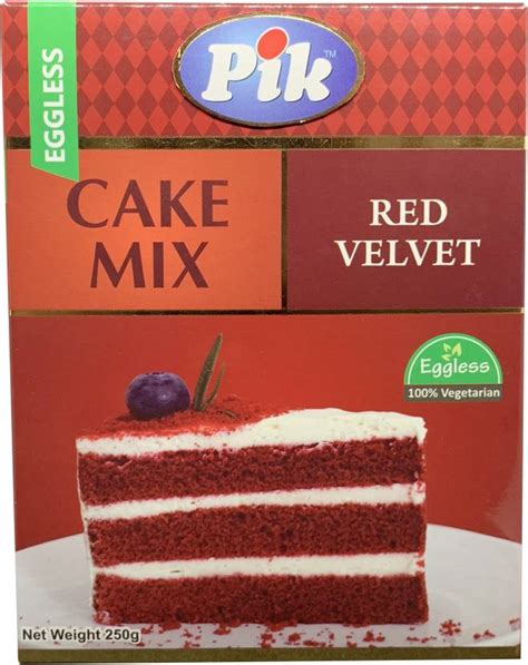 PIK Eggless Cake Mix - Red Velvet 250 g Price in India - Buy PIK ...