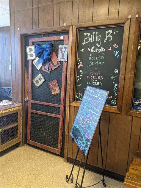 Menu at Billy B's Sale Barn Cafe, Groesbeck, TX-164