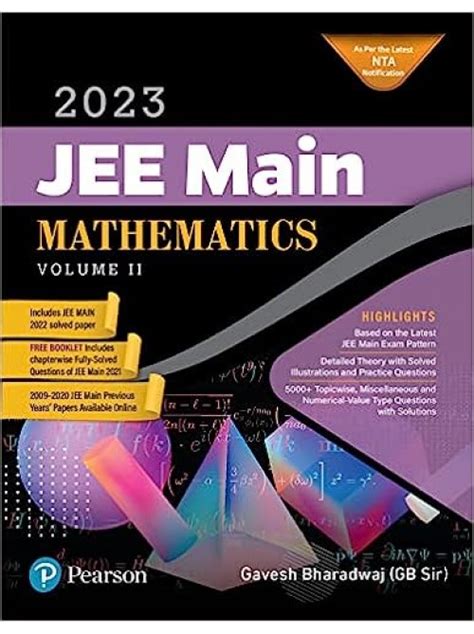 Buy Pearson JEE Main Mathematics Volume 2 - Latest Edition Book with ...