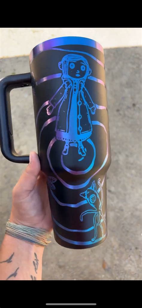 CORALINE 40oz ENGRAVED TUMBLER – Devyn Rose Designs