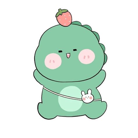 cute dinosaur | Stiker lucu, Wallpaper kawaii, Boneka hewan