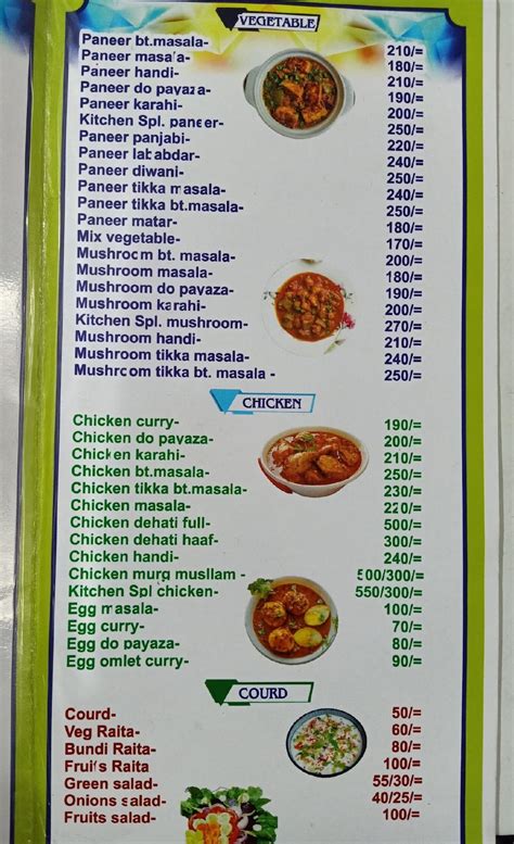 Menu at Kitchen Food Court, Bihta