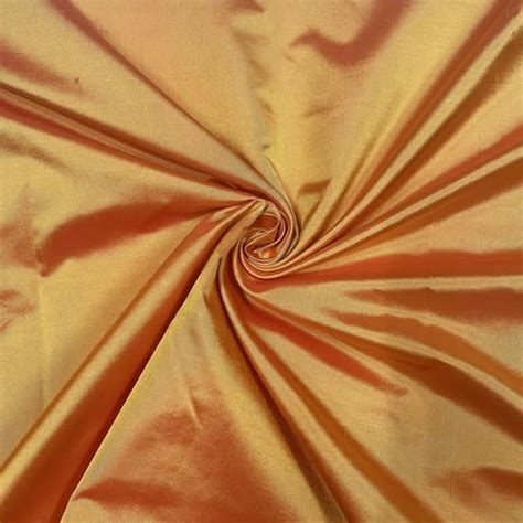 Mustard Colour Pure Satin Silk Fabric