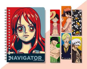 craft maniacs 2024 ONE PIECE DIARY & 6 FREEBIE BOOKMARKS A5 Diary RULED ...