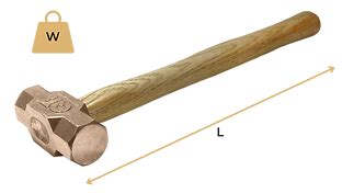 Non Sparking Sledge Hammer