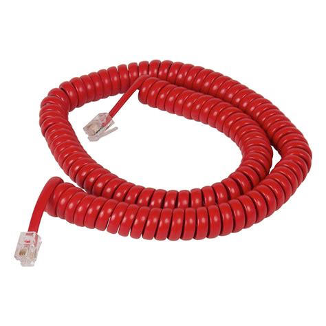 GCHA444012-FCR / 12' RED Handset Cord : Amazon.in: Electronics