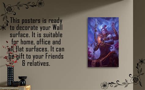 BALDAU PRINTS God Shiva | shiv ji photo Wall Poster For Room (Gloss ...