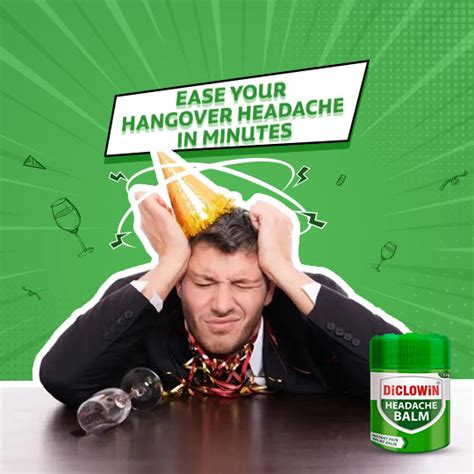 DiCLOWiN Headache Balm | Relief from Headache, Migraine & Sinus Pain ...