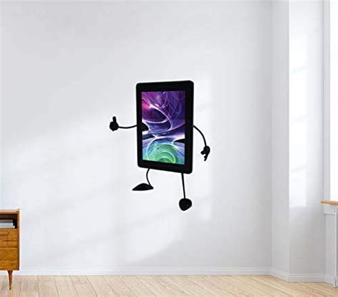 SIGNOOGLE Tab Standing Stylish Wall Sticker Decal for Mobile Shops L x ...