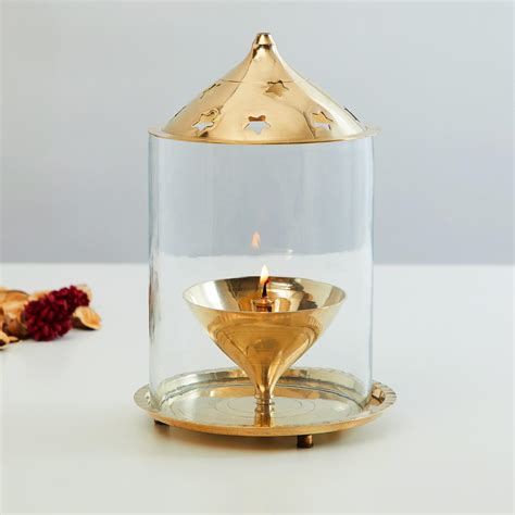 Buy Upasana Metal Akhand Diya from Home Centre at just INR 899.0
