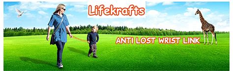 Buy LifeKrafts Kid's Anti Lost Safety Wrist Link (Orange, 2 m ...