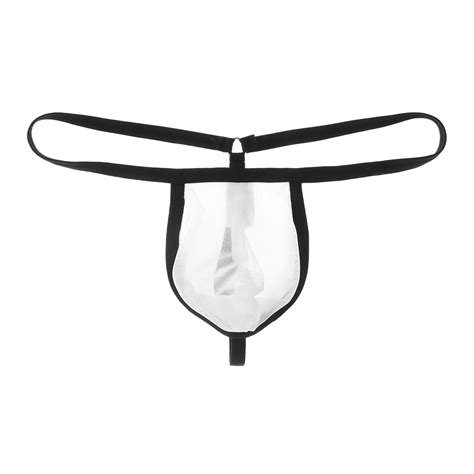 Mens Sheer Mesh G-String Bulge Pouch Thong Underwear India | Ubuy
