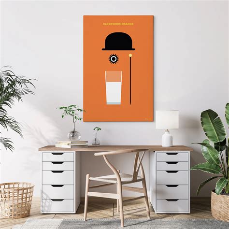 Canvas Geïnspireerd op de film "Clockwork Orange" - Gomes | wall-art.nl