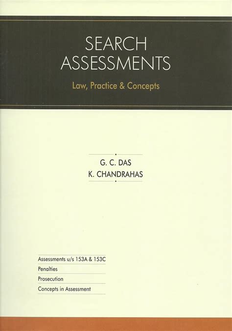 Buy Search Assessments - Law, Practice and Concepts Book Online at Low ...