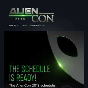 Aliencon 2025 Schedule 的图像结果