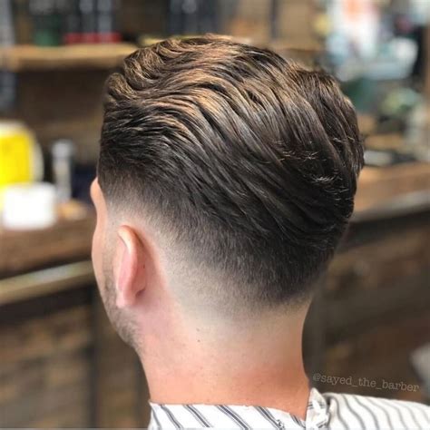 Low Fade Haircut Back