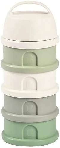 Buy Beaba Stacked Formula Container with 4 Compartments - Cotton/Sage ...