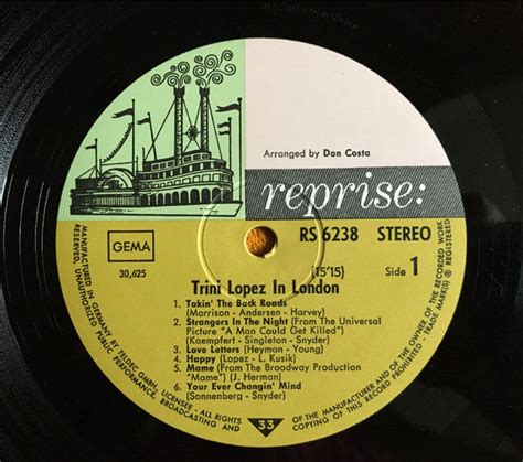 Buy Trini Lopez - Trini Lopez In London | Musiccircle – MusicCircle