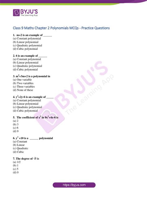 Image result for Class 9 Maths Test Paper Chapter 2