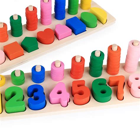 ⚡️Buy Maxbell Wooden Stacking Rings Tower Numbers Counting Learning ...