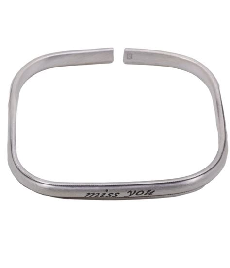 Mens Silver Kada - Silver Palace