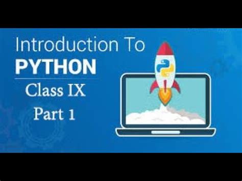 Introduction to Python Part 1 Video Lecture - Artificial Intelligence ...