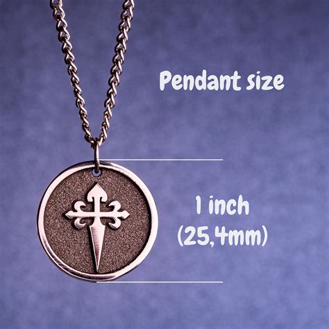 Camino de Santiago St James Cross Pendant. Pilgrims Way Symbol - My ...