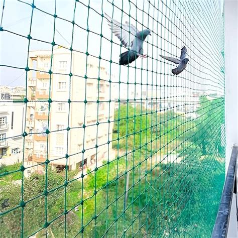 Mr. Right Pigeon Nets for Balconies (10X6 Ft, Green), Anti Bird Control ...