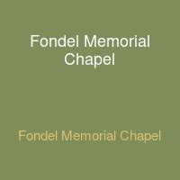Recent Obituaries | Fondel Memorial Chapel