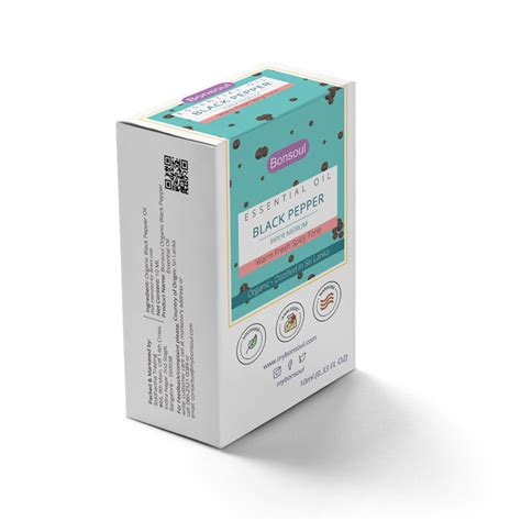 Bonsoul 100% Pure and Organic Srilankan Black Pepper Essential Oil