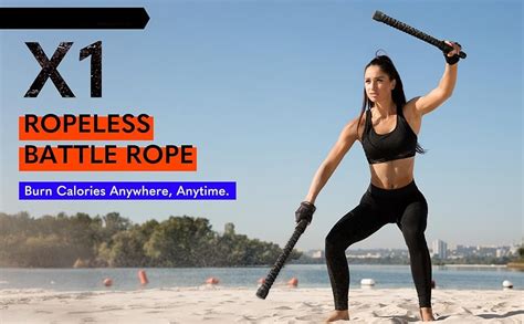 Ropeless Battle Rope, Cordless Battle Ropes for Full Body Workout ...