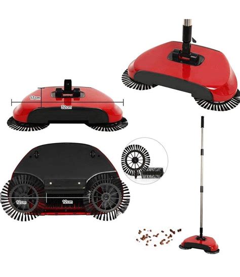 Fully Automatic Hand Push Sweeper Mop Sweep Broom Dustpan Combination ...