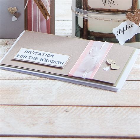 Einladungskarte für Hochzeit – Bastelidee – Rayher