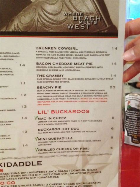 Edwards Rosemary Beach Menu at Ruby Vannatter blog