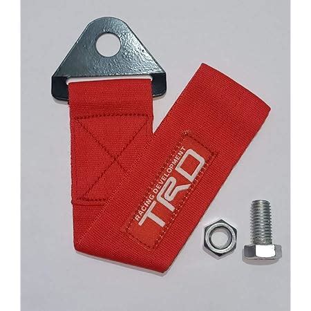 AUTO MT RED TRD Racing Tow Belt & Strap | TRD Racing Premium RED ...
