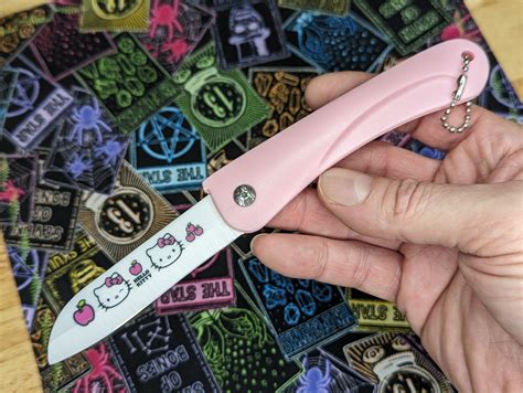 Hello Kitty Ceramic Blade Folding Knife – LIGHTNING OTF KNIVES