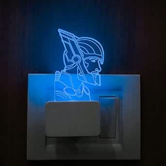 Buy StarLaser 3D Illusion Anime Night Lamp with 7 Color Changing Light ...