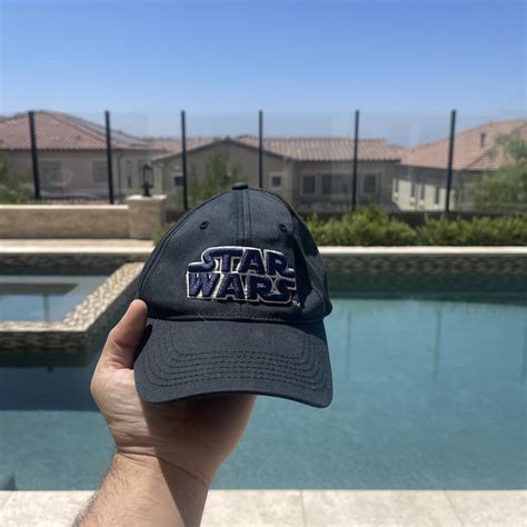 Y2K Yellow Tag Star Wars hat Essential Star Wars... - Depop