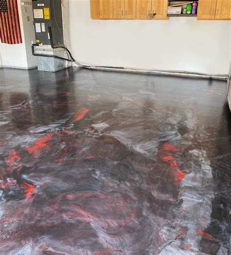 Red Epoxy Floor