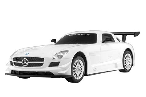 Mitashi Dash 1:16 Rechargeable R/C Mercedes Benz SLS AMG GT3, White ...