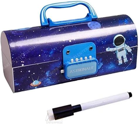MANAKI ENTERPRISE Kids Pen & Pencil Box | Suitcase Style Password Lock ...
