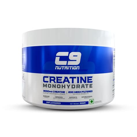C9 Nutrition Micronized Creatine Monohydrate | Muscle Mass | Unflavoured