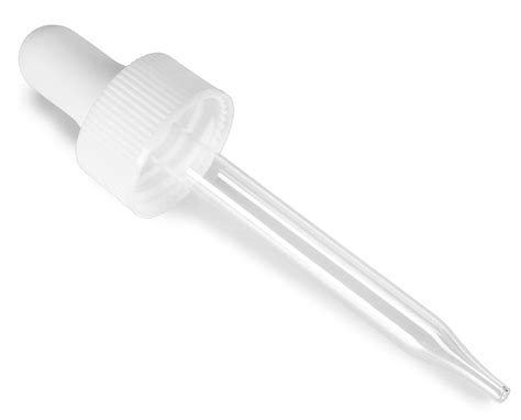 Buy 1 oz White Glass Boston Round White Dropper Bottle (4 pack ...