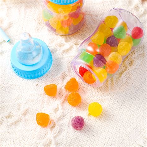 Buy OUNONA Baby Shower Box Candybottle Favors Bottles Pacifiers Gift ...