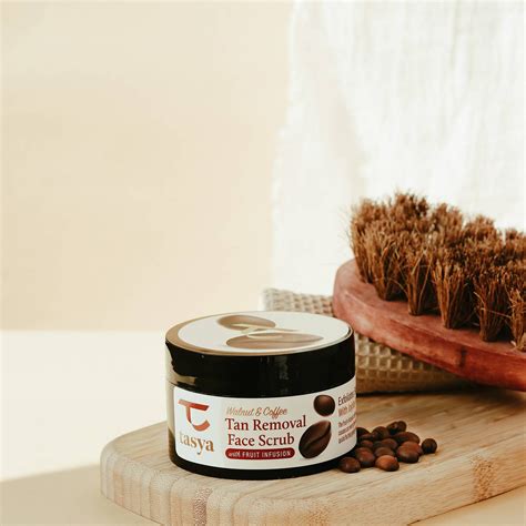 Tasya Walnut Coffee Jojoba Beads Tan Removal & Brightening Gel Face Sc ...
