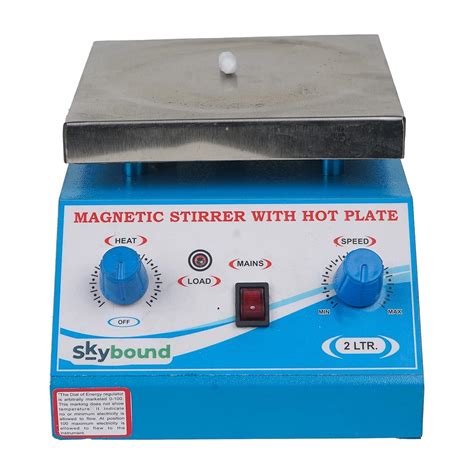 Magnetic Stirrer with Hot Plate 2L (Manual Control) – High Precision ...